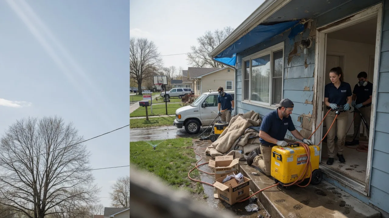 Basement Flood Cleanup in Butler, PA near me
